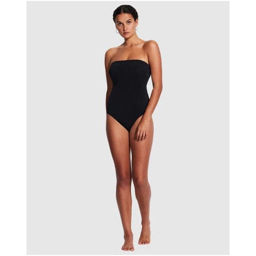 WW | Sea Dive Bandeau Bademode Schwarz