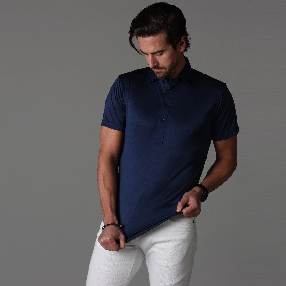 WW | Kleid-Polo mit Steifem Kragen