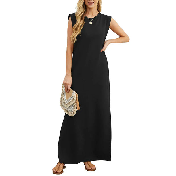 WW | Elegantes Ärmelloses Maxikleid