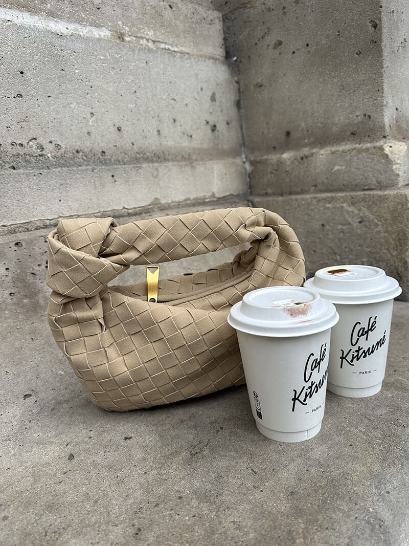 WW | Geflochtene Mini Tasche Aus Wildleder