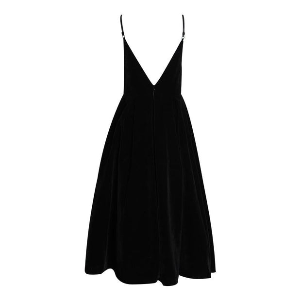 Midikleid mit schmalen Trägern