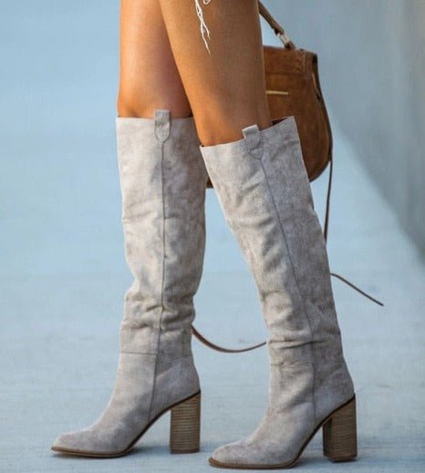 WW | Bequeme Wildlederstiefel für Damen