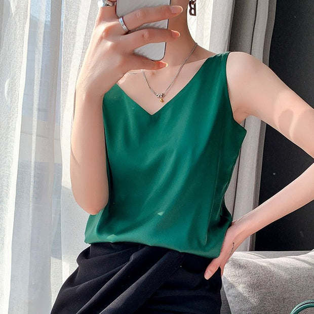 WW | Elegante Tanktop aus zarter Seide