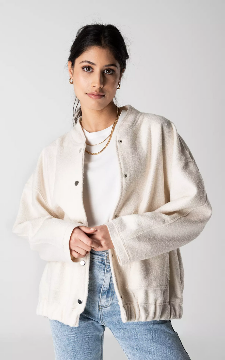 WW | Weit geschnittene Luxus-Bomberjacke für Damen Bestseller Herbstjacke 2023