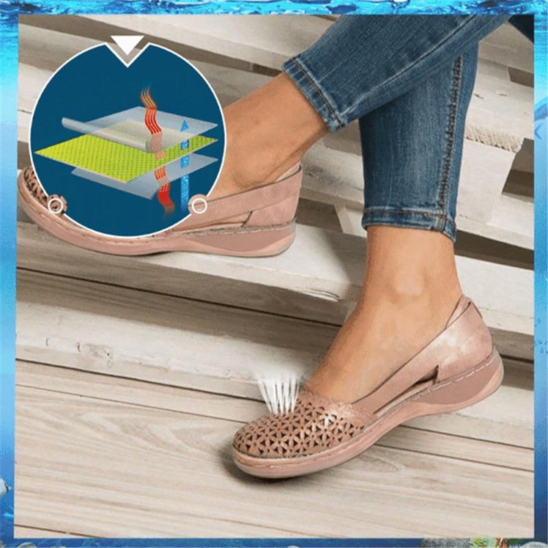 WW | Schicke Ballerinas Aus Leder Für Damen