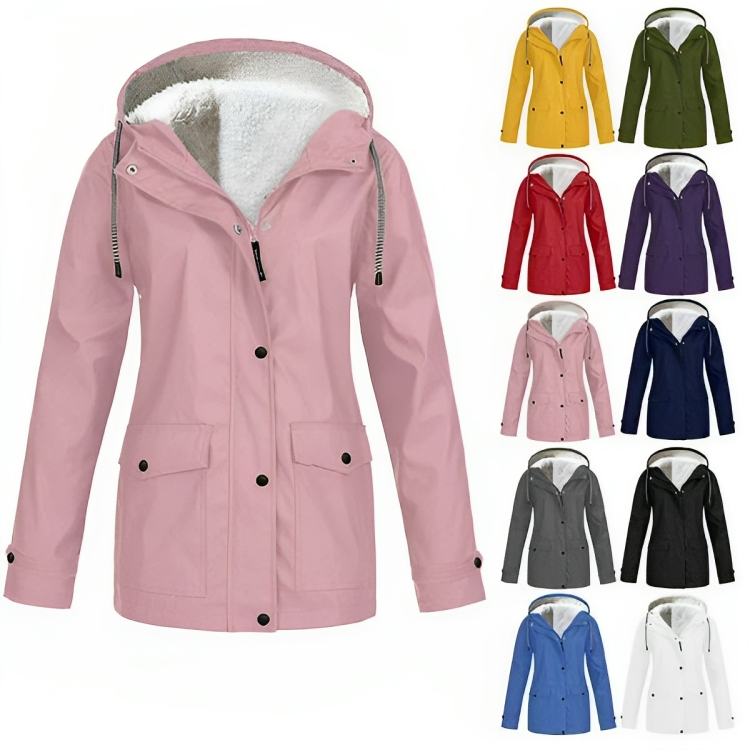 W&W | Warmer Fleece-Regenmantel