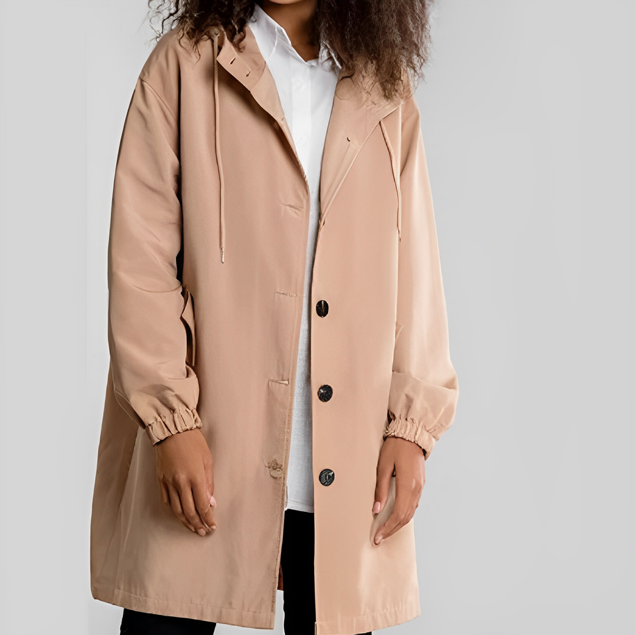 W&W Wasserdichte Jacke mit Kapuze