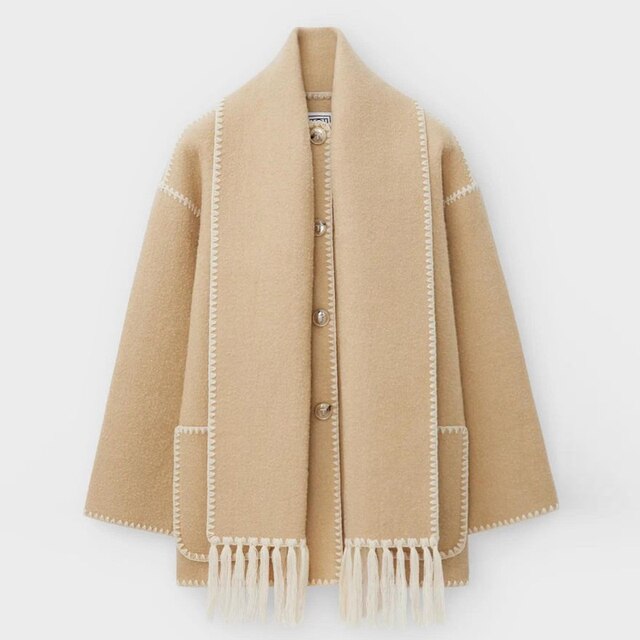 W&W - Statement-Jacke mit Halstuch