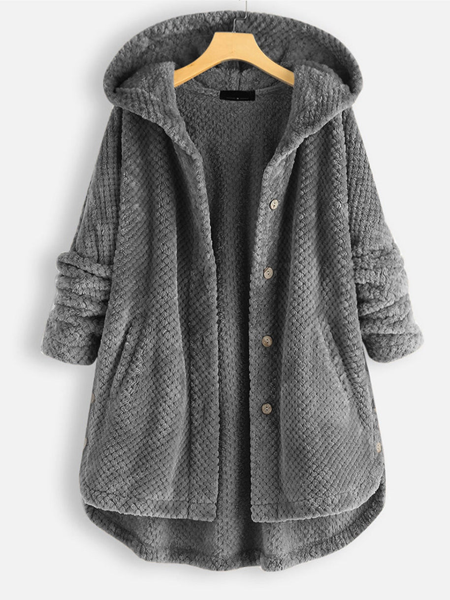 W&W - Winter Reversible Fleece-Kapuzenjacke
