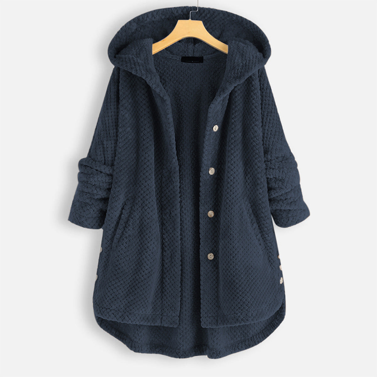 W&W - Winter Reversible Fleece-Kapuzenjacke