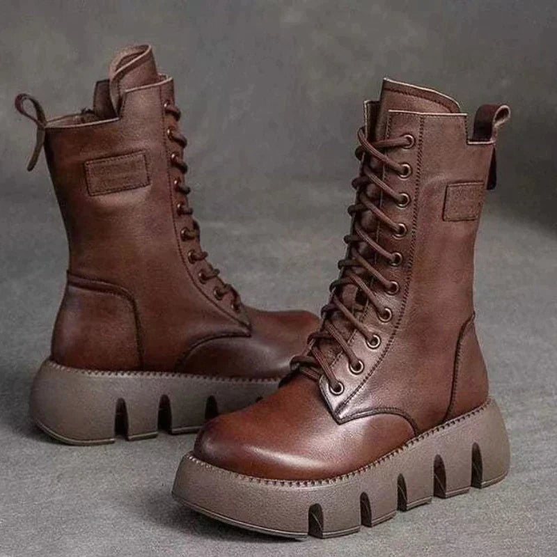 W&W – Stylische Stiefel mit hoher Sohle