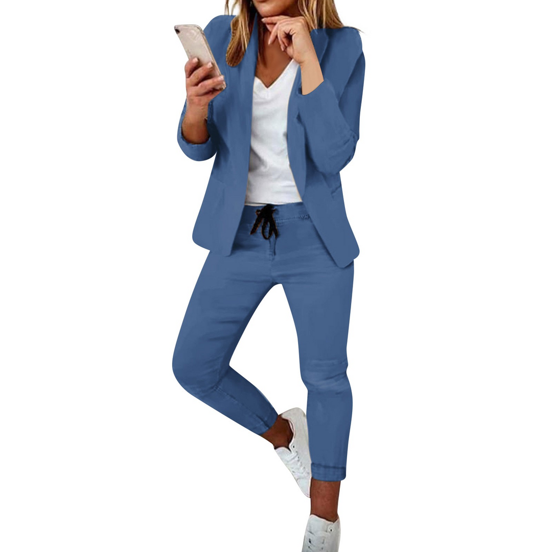 W&W Mode Amsterdam | Lässiges Set aus Blazer und Hose