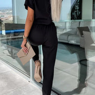 WW | Eleganter Keyhole Jumpsuit Mit Gürtel Für Damen