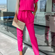 WW | Eleganter Keyhole Jumpsuit Mit Gürtel Für Damen