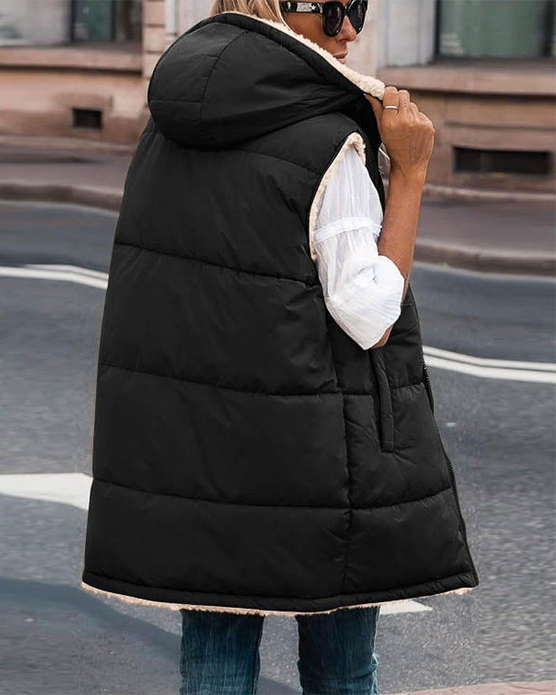 Thermoweste mit Kapuze