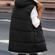 Thermoweste mit Kapuze