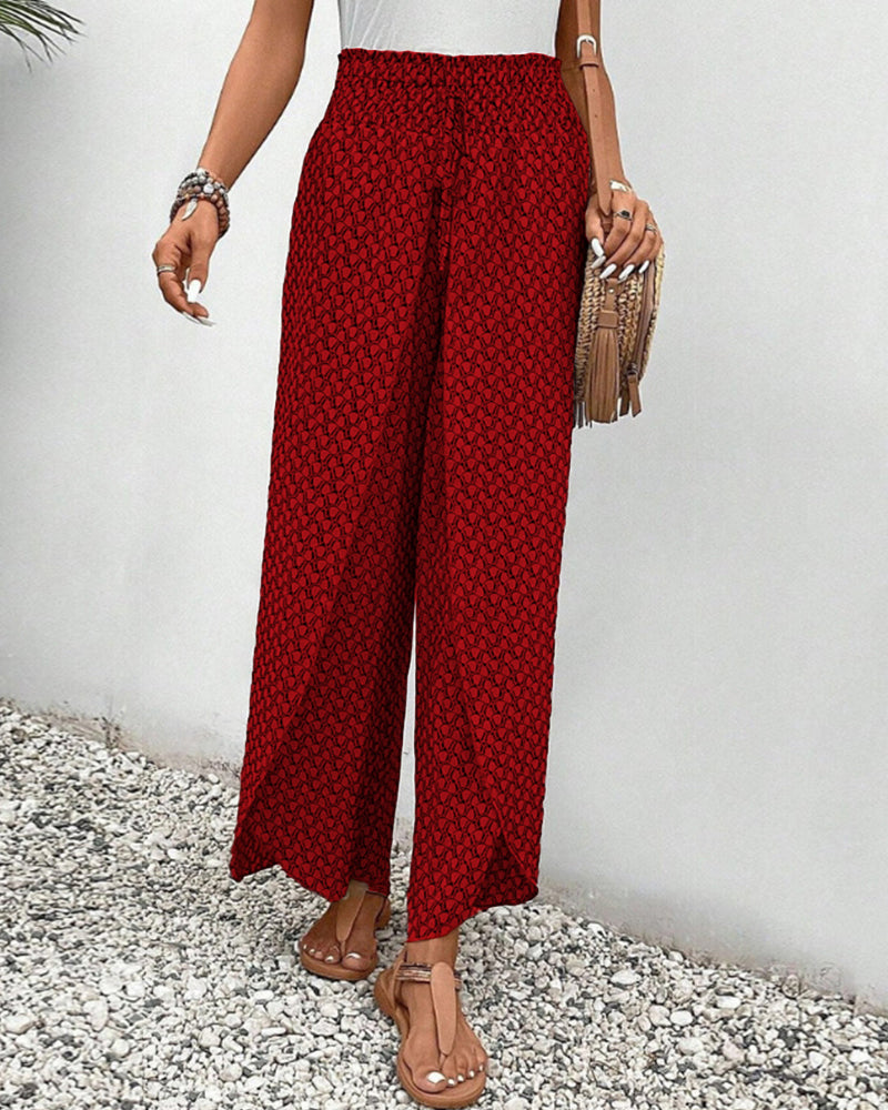 WW | Damenhose mit geometrischem Druck