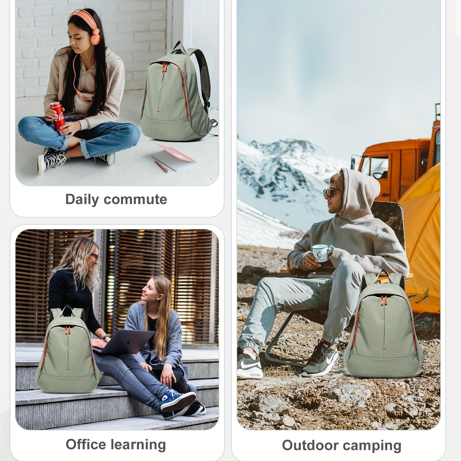 WW | Minimalistischer Rucksack Für Damen & Herren Leicht & Nachhaltig