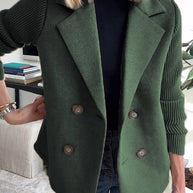 WW | Eleganter Blazer mit kontrastierenden Ärmeln