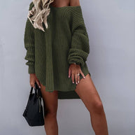 WW - Übergroßes Strickkleid