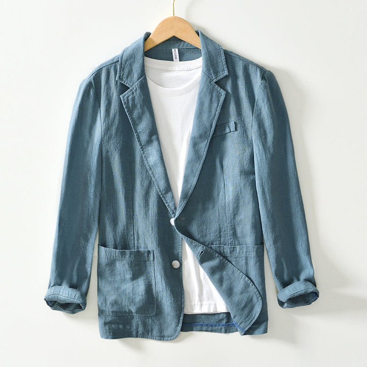 W&W Mode | Herren Leichter Leinen Blazer