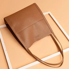 Lederstil-Schultertasche