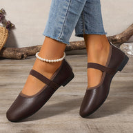 WW | Elegante Weiße Mary Jane Ballerinas