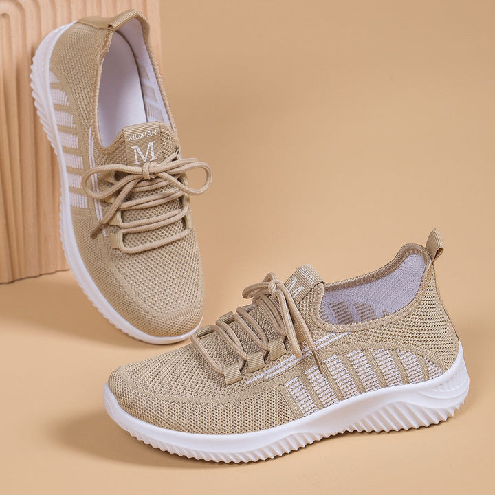W&W Mode | Damen Rund Zehen Ballerinas Sport Sneakers
