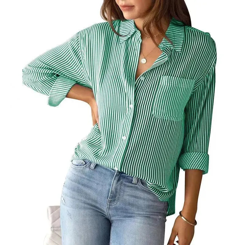 WW | Striped women's blouse