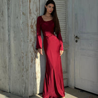 WW | Leichte Maxikleid mit Romantischem Schnitt