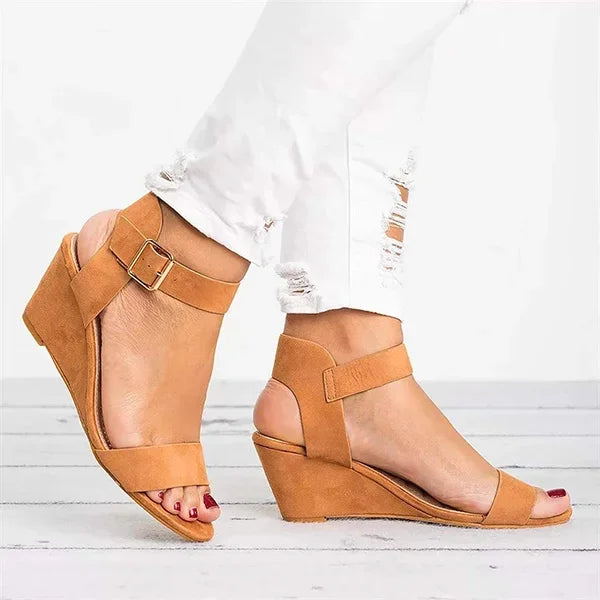 W&W Mode Orthopädische Keilsandalen