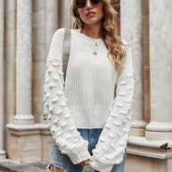 WW Kurzer Pullover Gestrickter Pullover