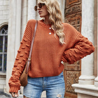 WW Kurzer Pullover Gestrickter Pullover