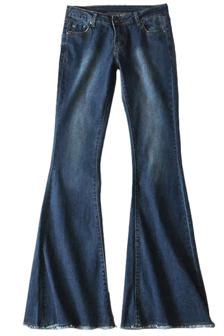 Damen-Jeans mit geradem Bein und klassischer Passform