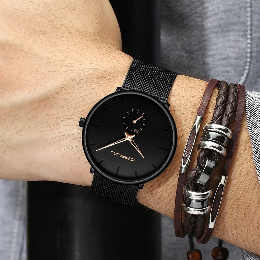 WW | Zeitlose, Minimalistische Herrenuhr