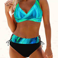 WW | Bunter Bikini Badeanzug