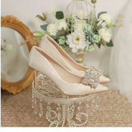 WW | Brautschuhe Stiletto mit Strass