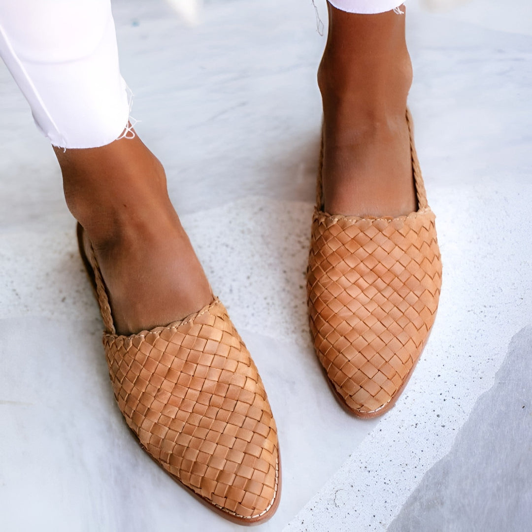 W&W Mode | Elegante Orthopädische Flechtsandalen