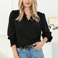 WW | Bluse mit Wickelausschnitt Für Frauen