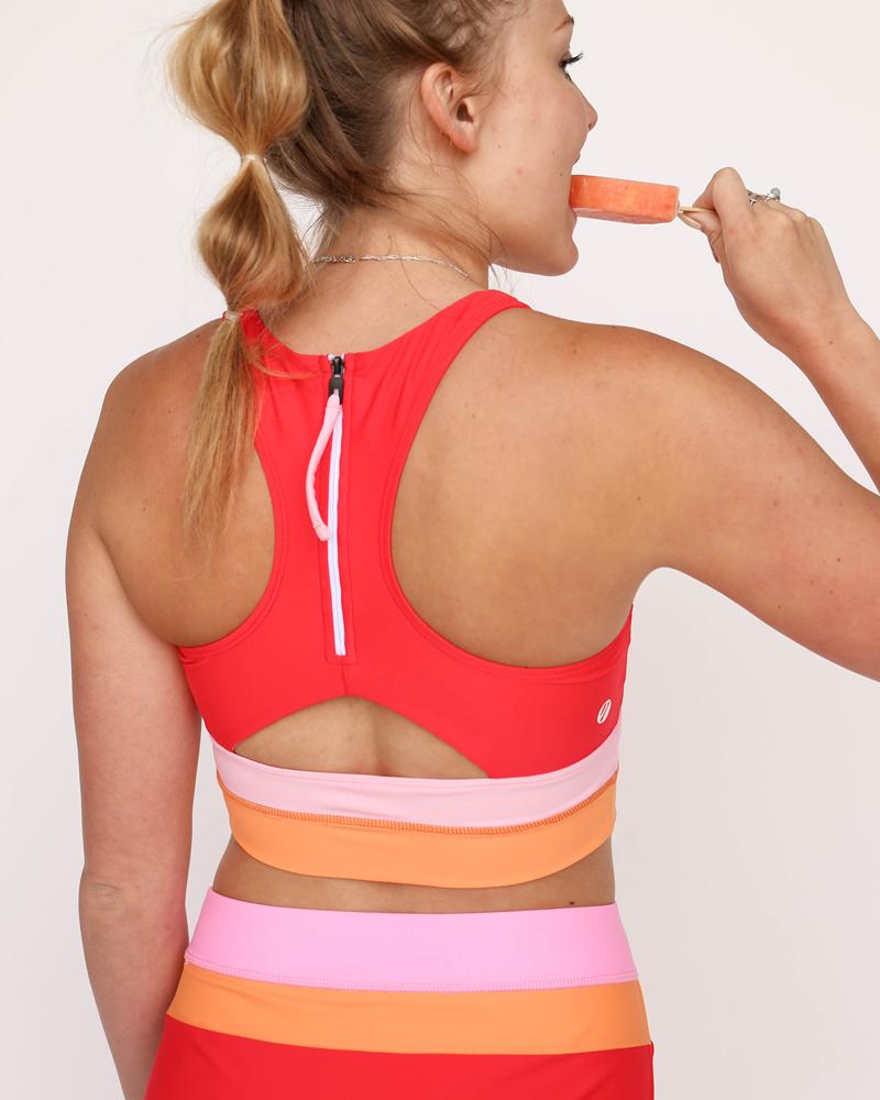 WW | Madi Texturiertes Farbblock Bikini-Set