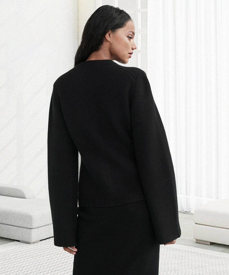 WW | Gestrickte Strickjacke