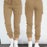 WW | Cargo-Hosen mit Gummibund in der Taille