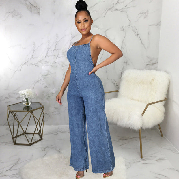 WW Denim Overall | Trendiger Overall im Denim-Look für Damen