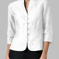 WW | Stylische Bluse Mit Stehkragen Für Damen