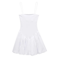 Sophia™ - Popelin-Minikleid mit Puffärmeln