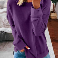 WW | Einfarbiger Damen Sweatshirt