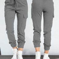 WW | Cargo-Hosen mit Gummibund in der Taille