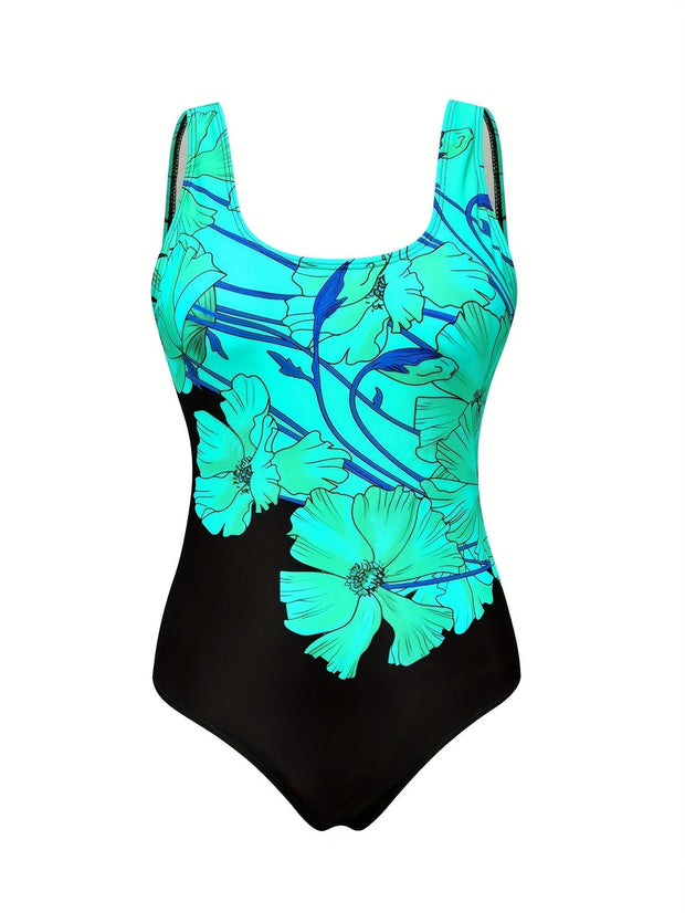 WW | Einteiler Badeanzug mit Blumen für Frauen