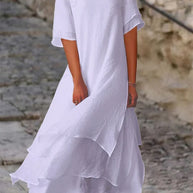 WW | Schicke Eleganz Blockschlitzkleid