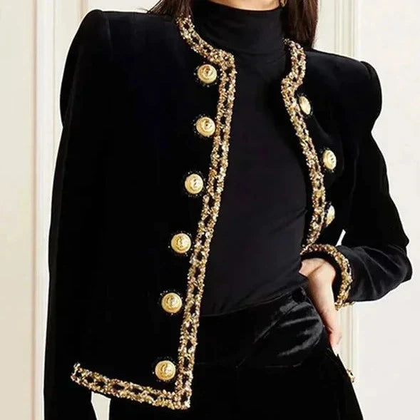 W&W Mode - Elegante Jacke mit Knöpfen